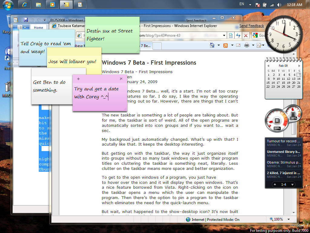 Windows 7 Beta