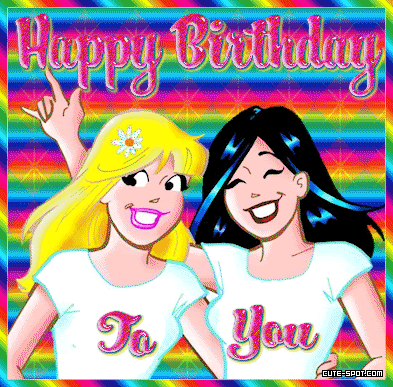 Birthday Comment Graphics for MySpace, Birthday Greetings @ Cute-Spot.com