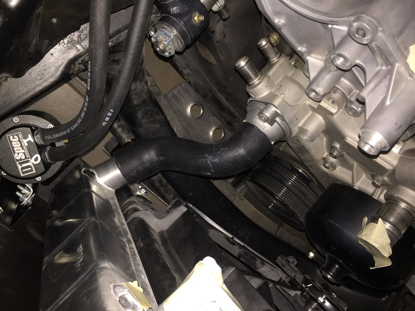 Lower radiator hose help, LS swap Chevy Nova Forum