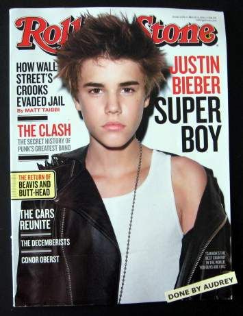 justin bieber rolling stones poster. 2011 Justin Bieber may remain