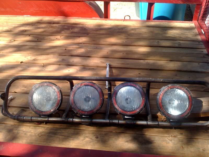 Rhino Light Bar with Four Checker 7" HIDs Yamaha Rhino Forum