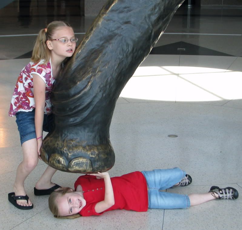 Mammoth Foot Squashing My Daughters
