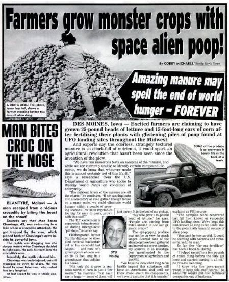 space alien poop fertilizer