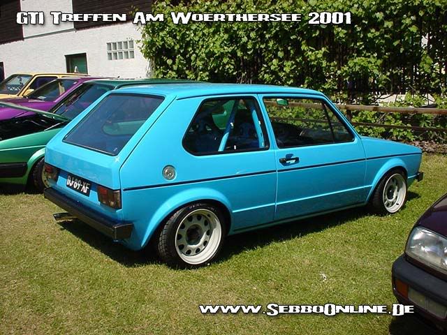 With the old school GTi's I am all about the deepened steelies LIke this