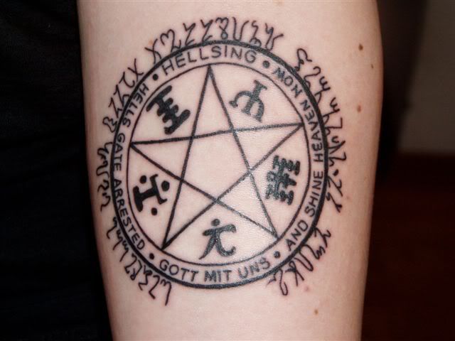  alchemist tattoo hellsing tattoo