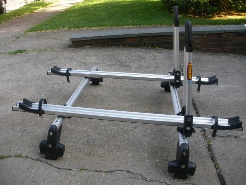 FS OEM B5 Passat Votex Roof Rack + 2 Thule VW Bike Carriers VW Vortex Volkswagen Forum