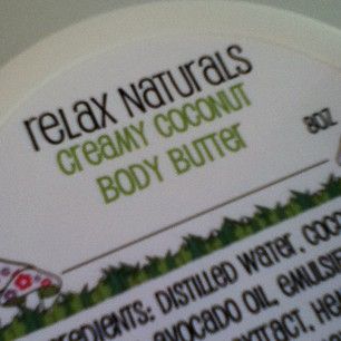 Relax Naturals<br>Creamy Coconut<br>Body Butter<br>Special Price<br>