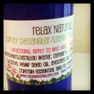 Relax Naturals<br>Spray Detangler<br>Leave In Conditioner