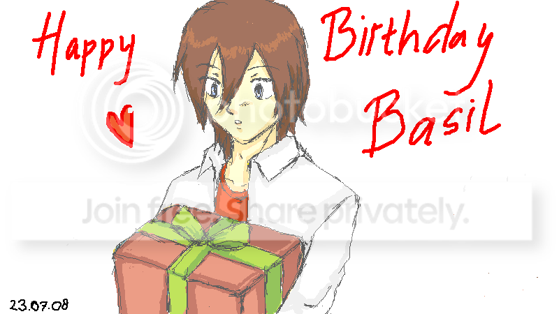 Basil bday