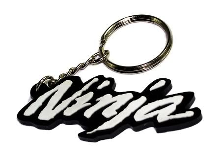 Kawasaki NINJA Key Ring Keychain - 250R 300R 650R ZX6 636 ZX7 ZX9 ZX10 ...