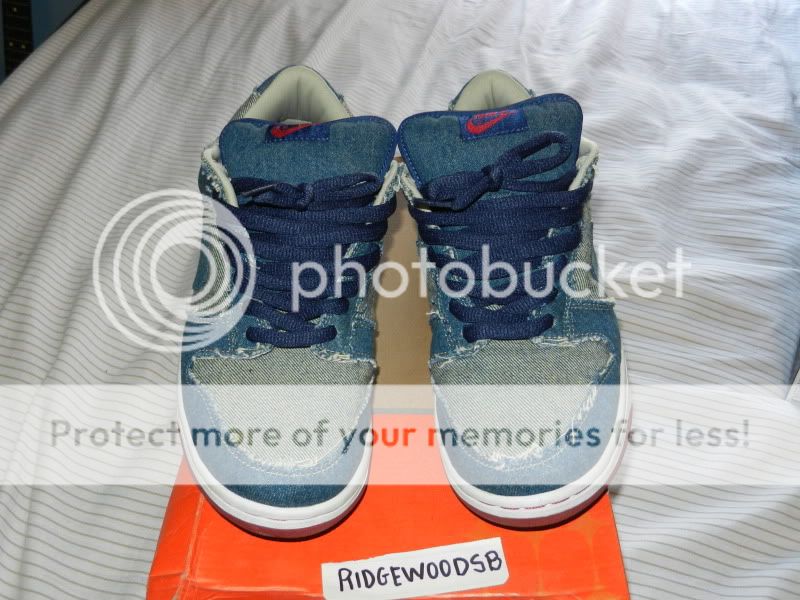 NIKE SB REESE FORBES DENIM DUNK SB LOW VNDS 10.5 RARE  