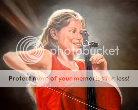 Original Oil Portrait Painting ~Jacqueline Du Pre~ ♥  