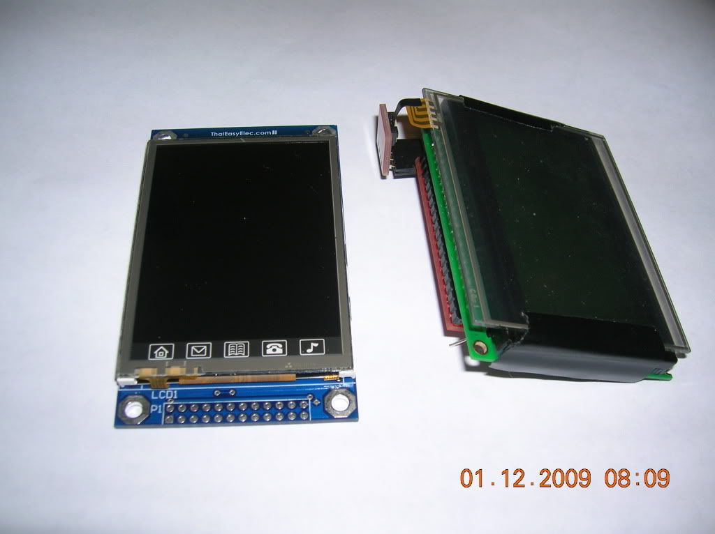 Comparison: new VS old display