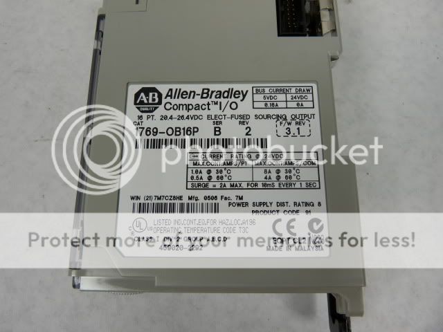 Allen Bradley 1769 OB16P Output Module 16pt 24vdc  WOW  