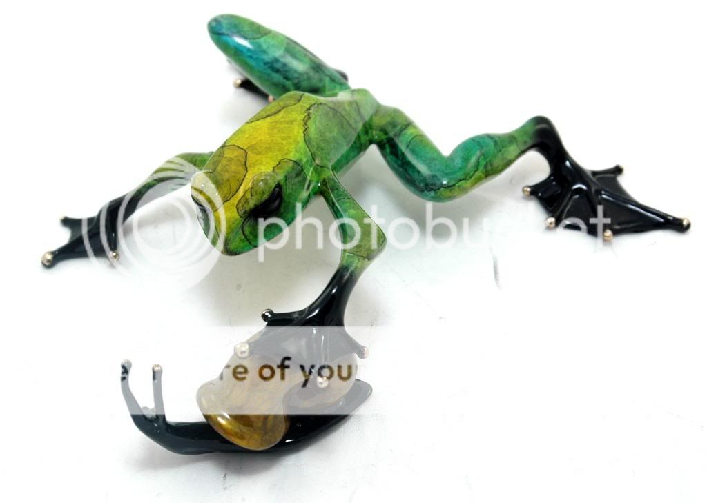 POND PALS #2500/2500 Frogman Tim Cotterill Bronze Frog  