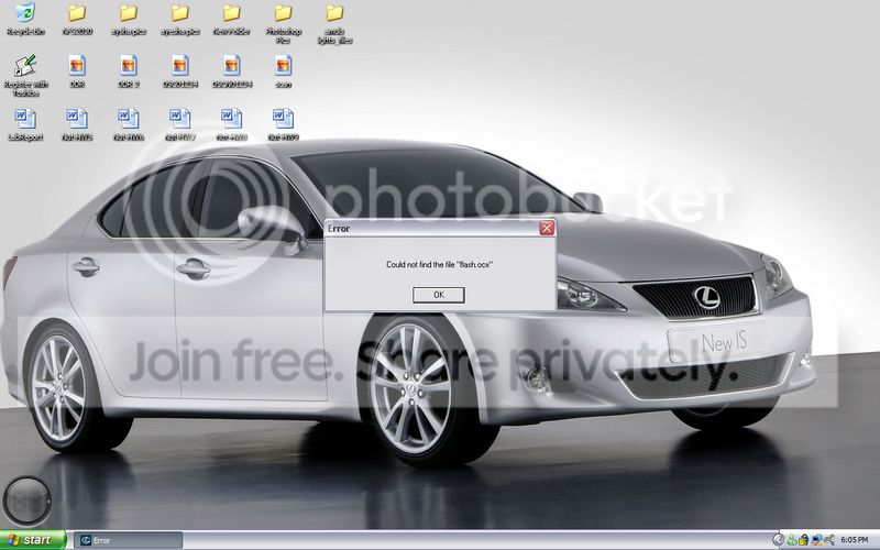 Flash.ocx Error All Other Applications