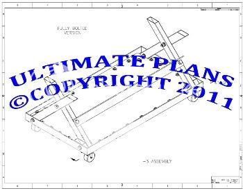   PLANS ULTIMATE auto cart rotisserie 12 10 bolt ford 9 inch rear end