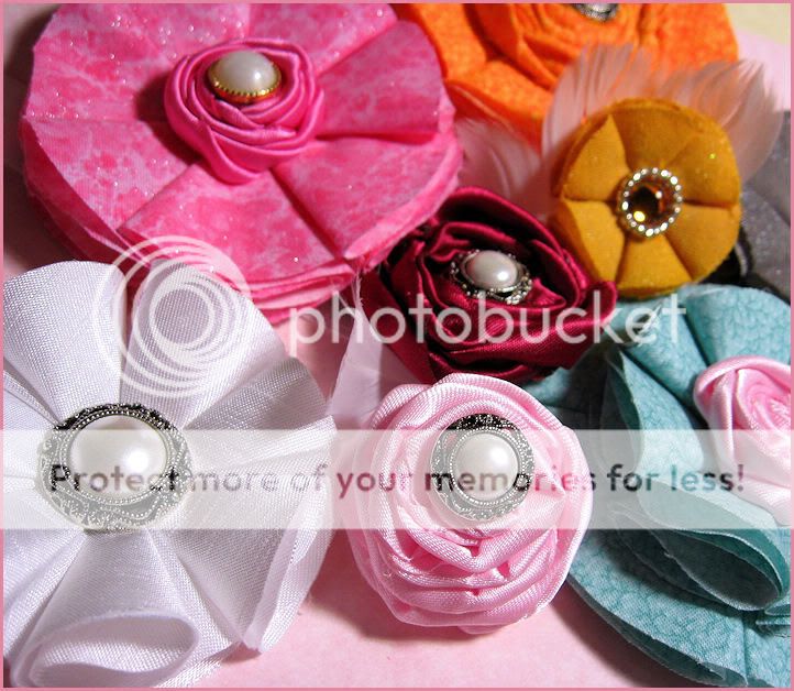 How To Make Boutique NO SEW Fabric Hair Flowers/Roses Bow Instructions 
