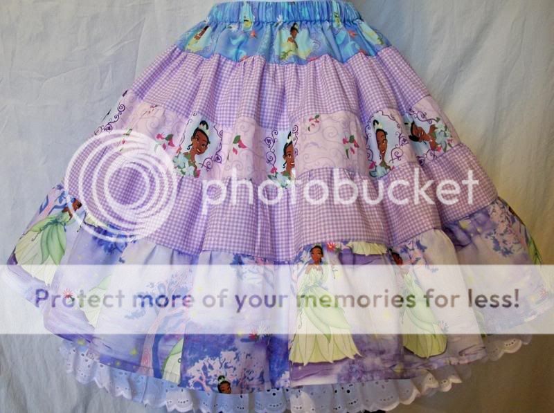 DARLING VERY FULL TIERED SKIRT (SHE WILL LOVE TWIRLING)WITH A 