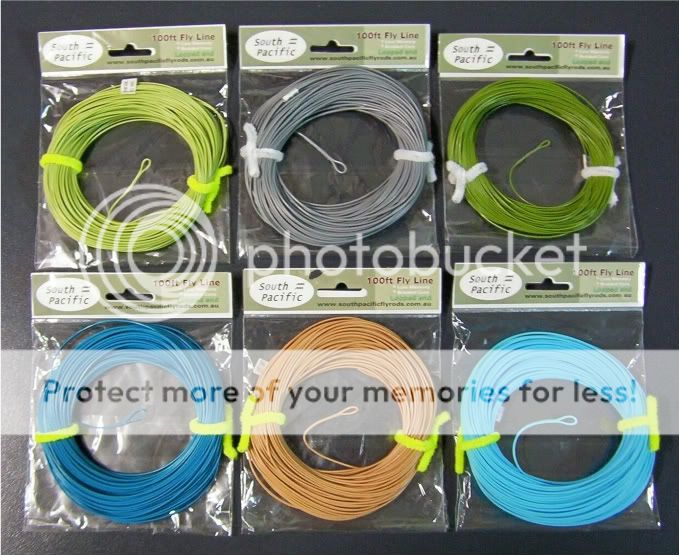 LOOPED END 100ft LINE 7wt   for fly fishing rod & reel  