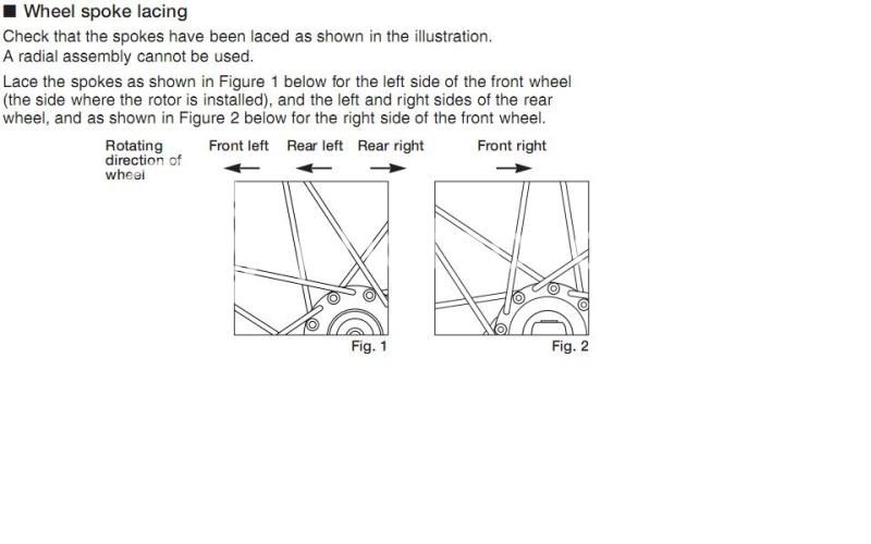 Brake Disc Spokes Why are they all Leading?! Bike Forums