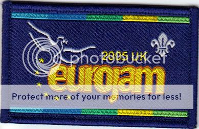 2005 UK EUROJAM Scout Badge  