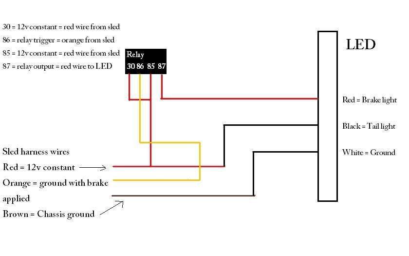 Brake light install/wiring issue - HCS Snowmobile Forums scrambler 850 wiring diagram 