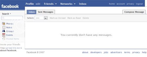 Facebook New Inbox