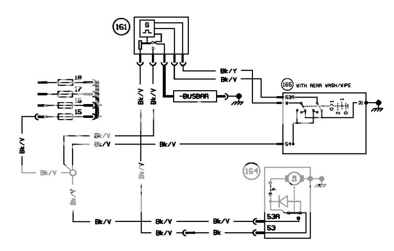 Ford escort wiper motor wiring diagram #9