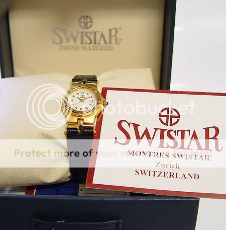 Ladies Swiss Made Swistar Watch Leather Band  