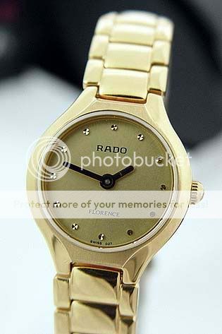 LADIES RADO FLORENCE WATCH GOLD DIAL BRAND NEW  