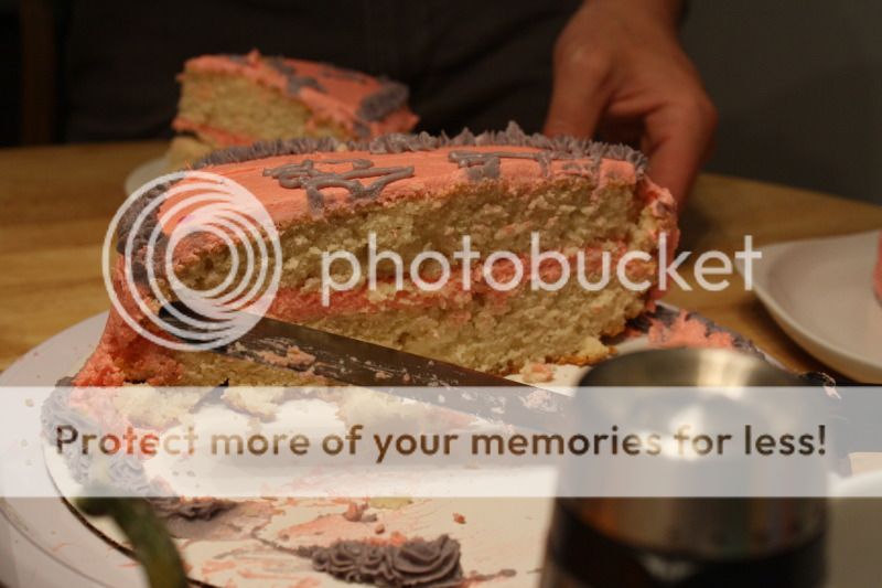 Inside cake shot