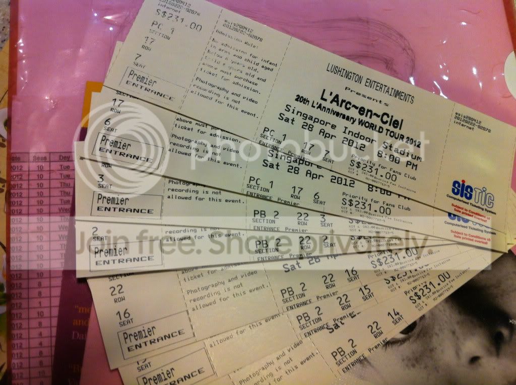 L Arc En Ciel World Tour 12 Singapore Are You Freaking Ready Mayu Kkg Livejournal