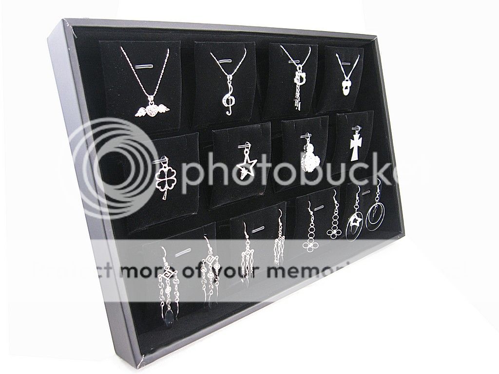 you are looking for jewelry display tray for pendant necklace earrings 