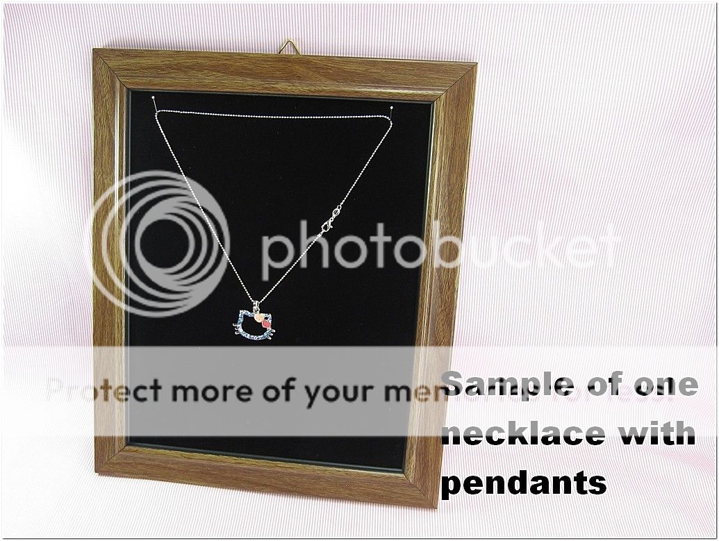 Picture Frame Decorative Solution for Jewelry Display  