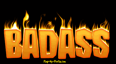 Image result for badass text gif