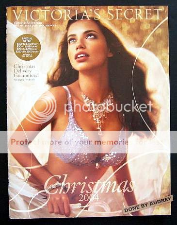 Adriana Lima Victorias Secret Christmas Catalog 2004