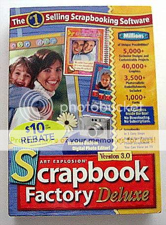 SCRAPBOOK FACTORY DELUXE Version 3.0 NEW  