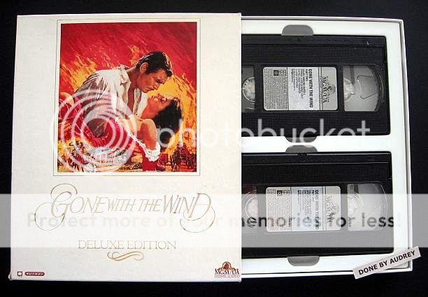 GONE WITH THE WIND 2 VHS Deluxe Edition  