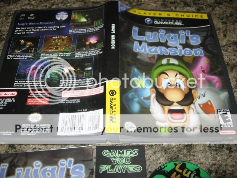 Luigis Mansion for the Nintendo Gamecube. Come complete with case 