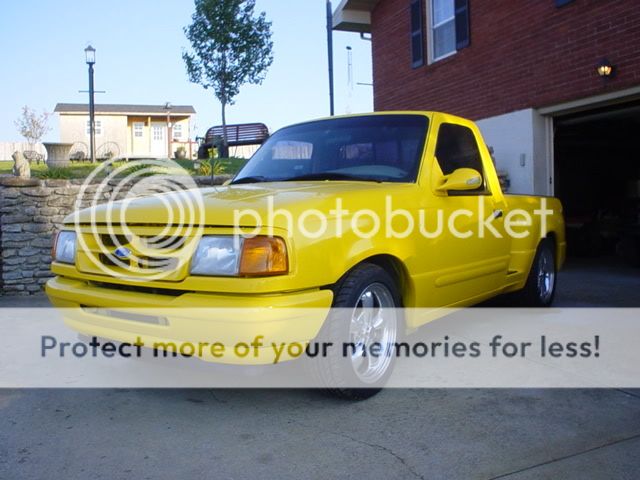 Yellow ford ranger splash #2