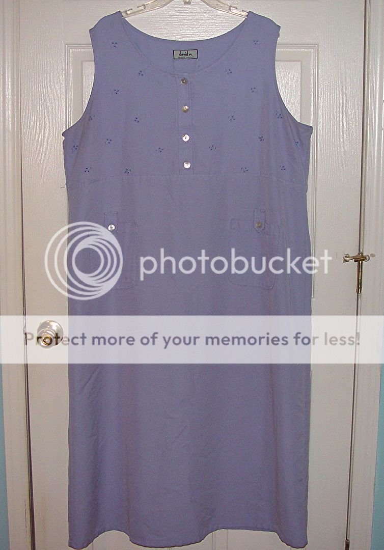 DAVID N SPORT WOMAN LAVENDER JUMPER DRESS SZ 1 2X GUC C 11  